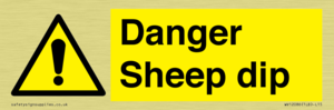 Danger Sheep dip